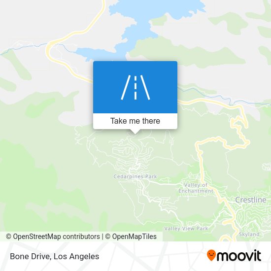 Mapa de Bone Drive