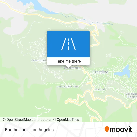 Boothe Lane map