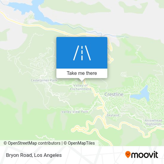 Mapa de Bryon Road