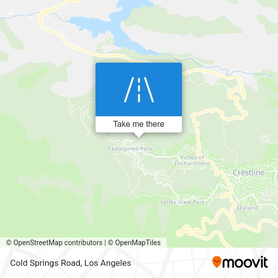 Mapa de Cold Springs Road