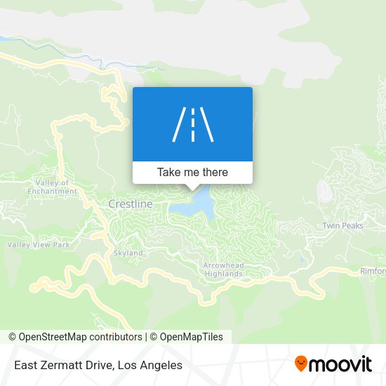 East Zermatt Drive map