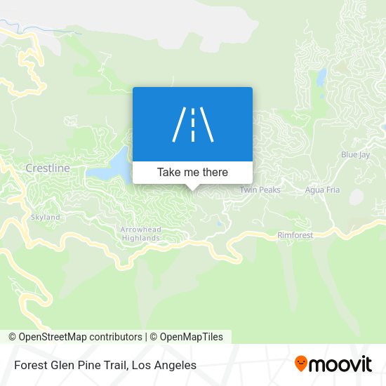 Mapa de Forest Glen Pine Trail