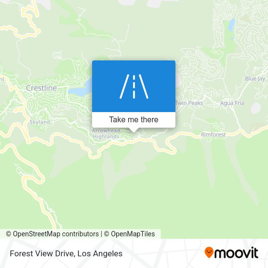 Forest View Drive map