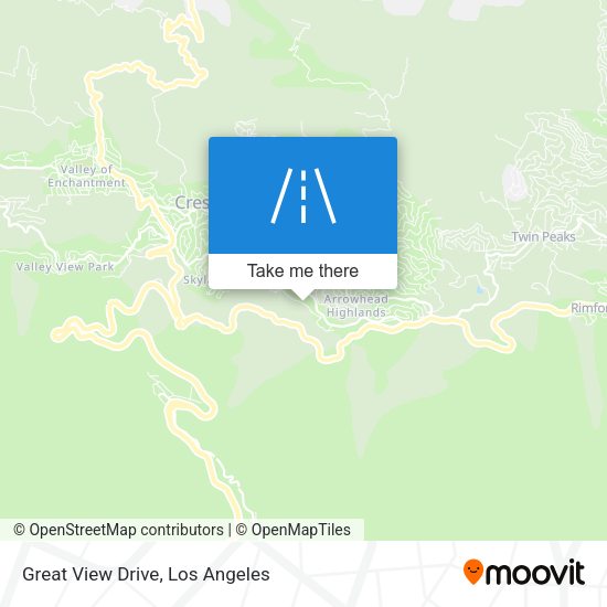 Great View Drive map