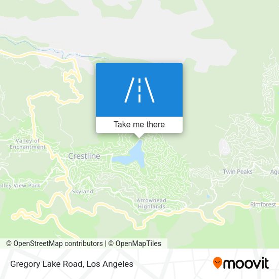 Mapa de Gregory Lake Road
