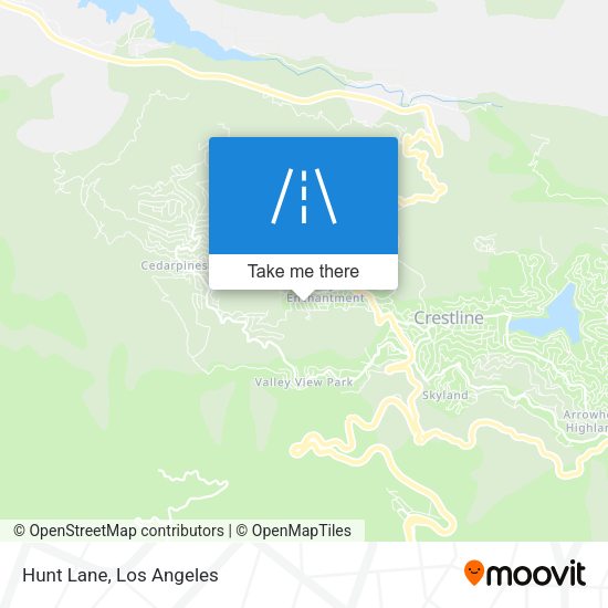 Mapa de Hunt Lane