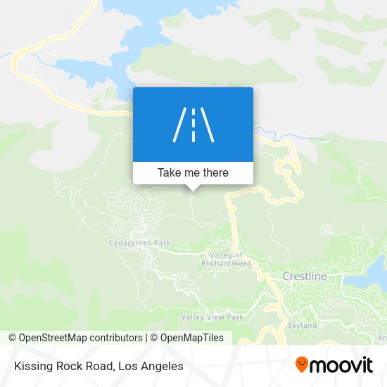 Mapa de Kissing Rock Road