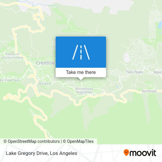 Mapa de Lake Gregory Drive