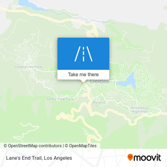 Lane's End Trail map