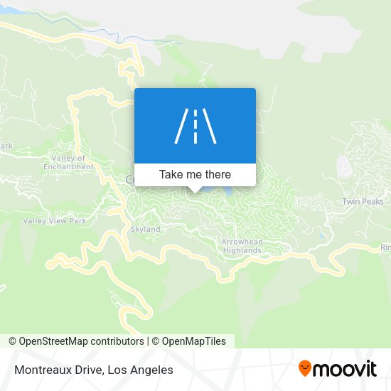 Montreaux Drive map