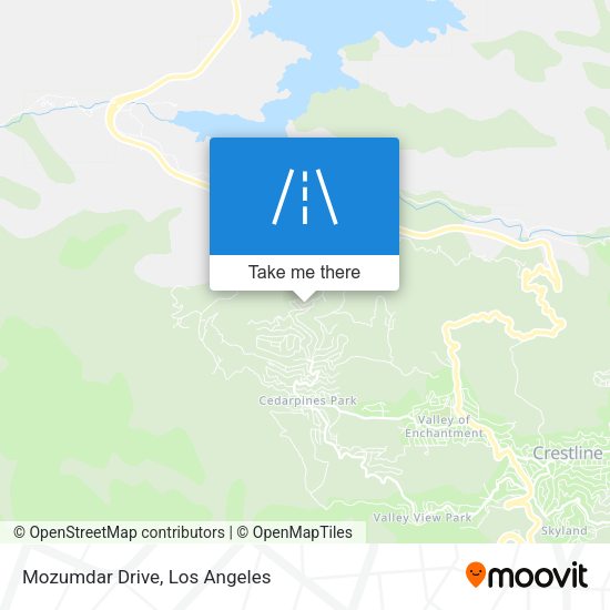 Mapa de Mozumdar Drive