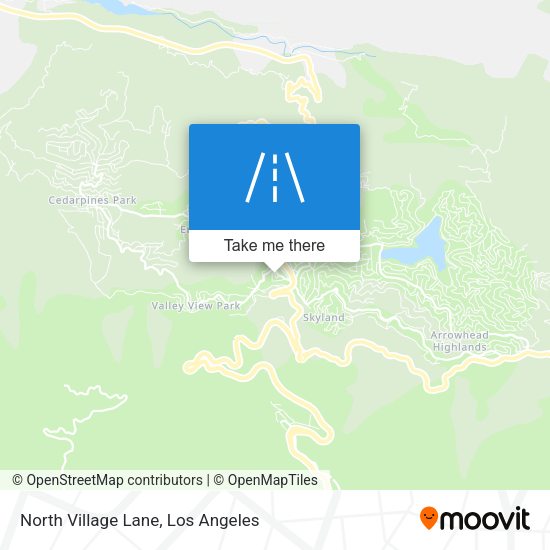 North Village Lane map