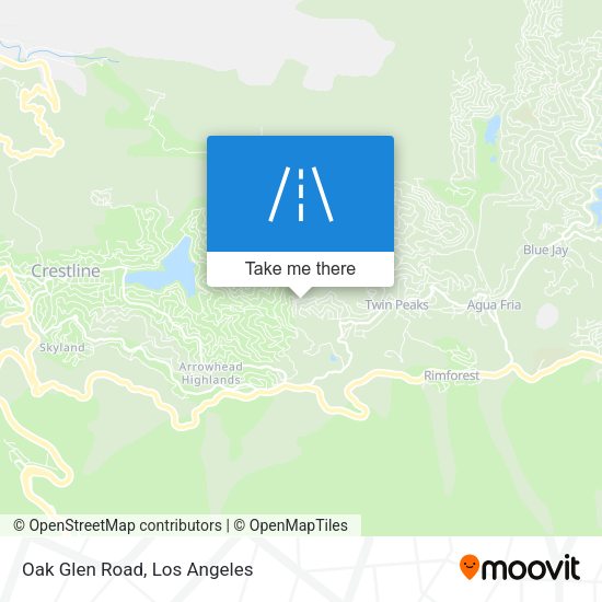 Mapa de Oak Glen Road