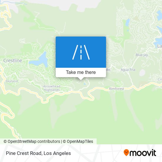 Mapa de Pine Crest Road