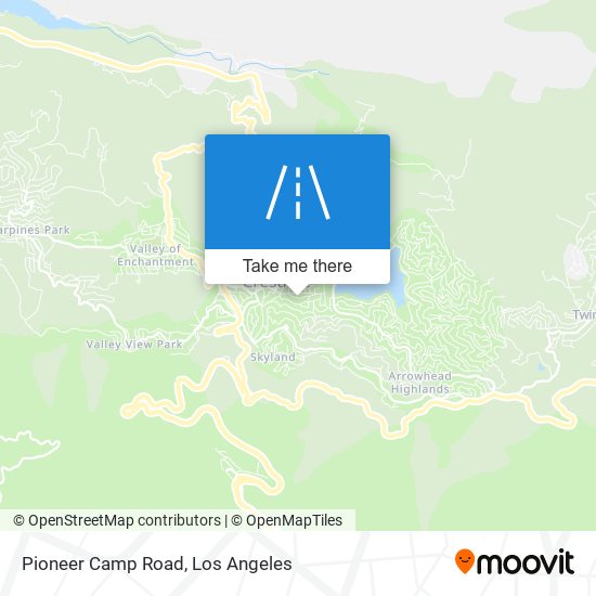 Pioneer Camp Road map