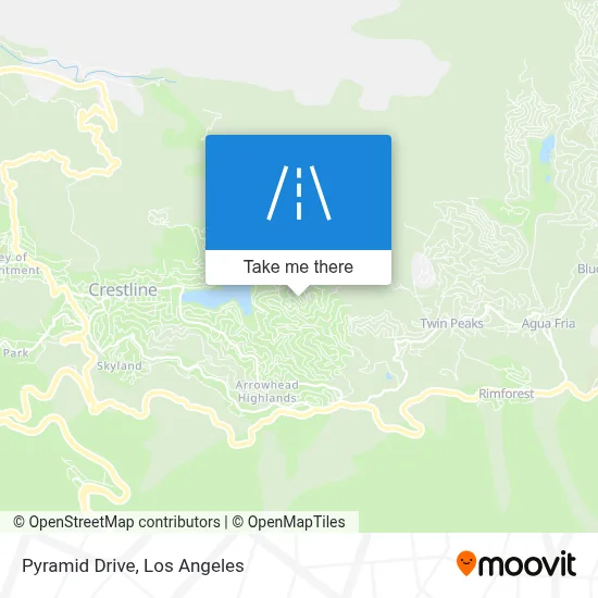 Pyramid Drive map