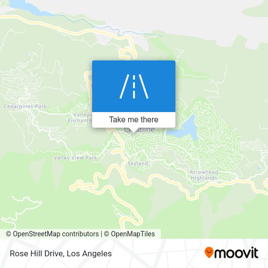 Rose Hill Drive map