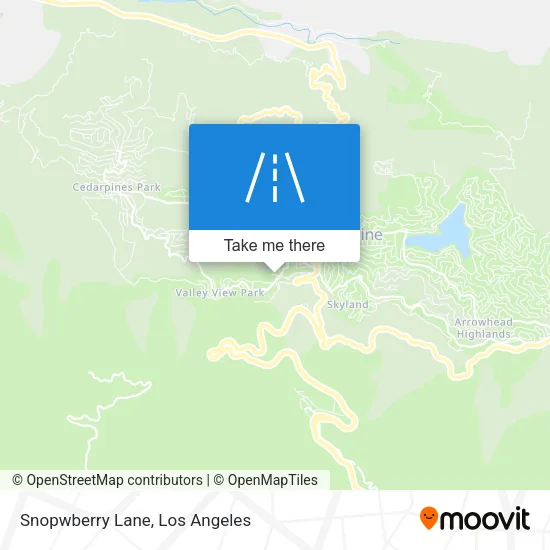 Snopwberry Lane map