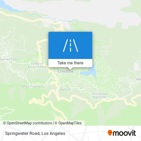 Springwater Road map