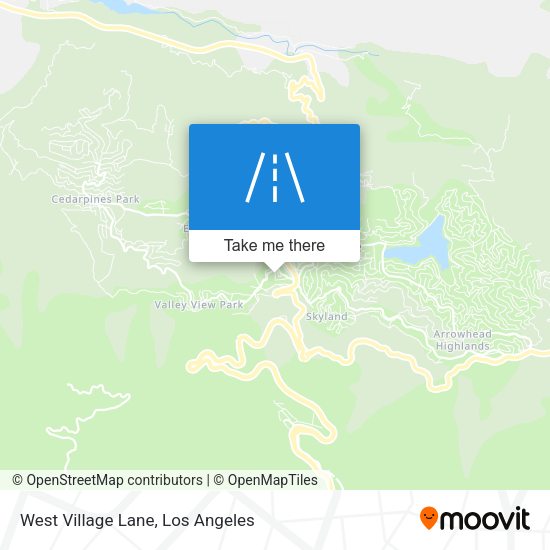 West Village Lane map