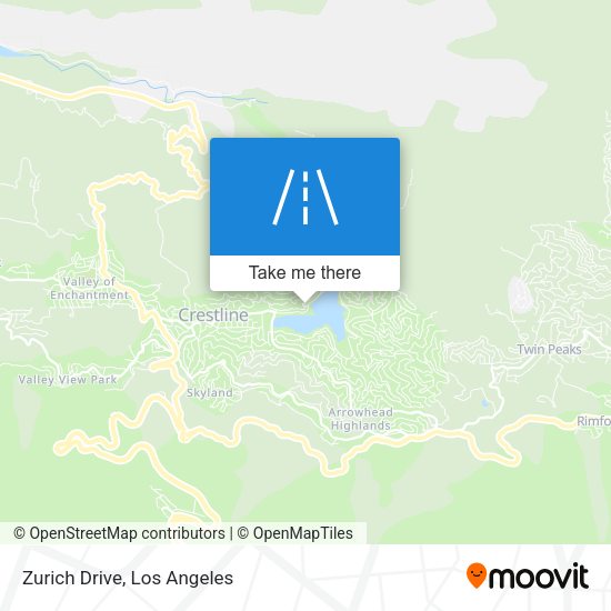 Mapa de Zurich Drive