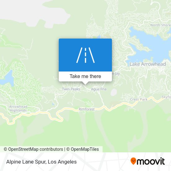 Mapa de Alpine Lane Spur