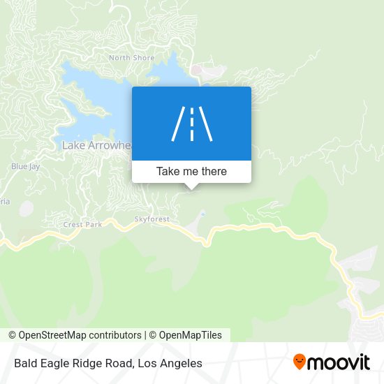 Bald Eagle Ridge Road map