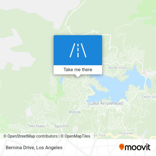 Mapa de Bernina Drive