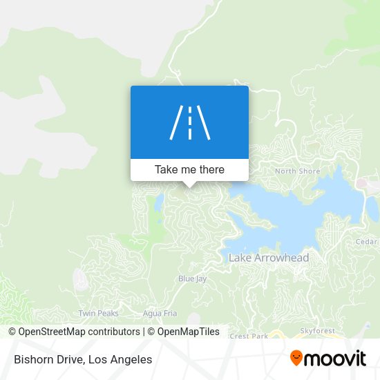 Mapa de Bishorn Drive