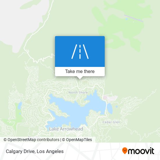 Calgary Drive map