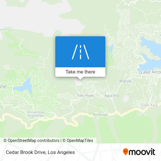 Cedar Brook Drive map