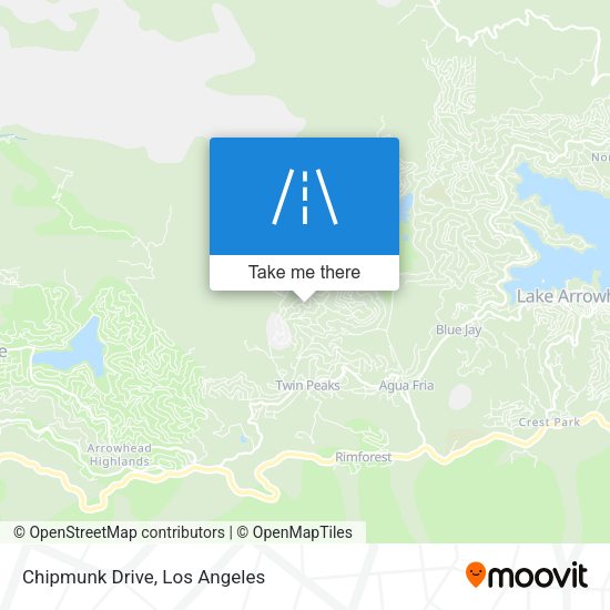 Mapa de Chipmunk Drive