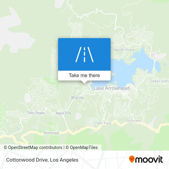 Mapa de Cottonwood Drive