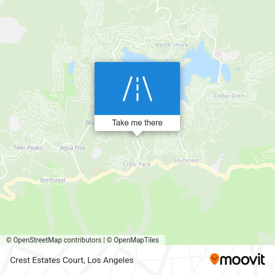 Crest Estates Court map