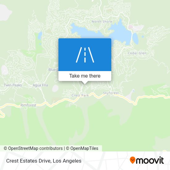 Crest Estates Drive map