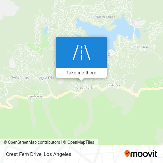 Mapa de Crest Fern Drive