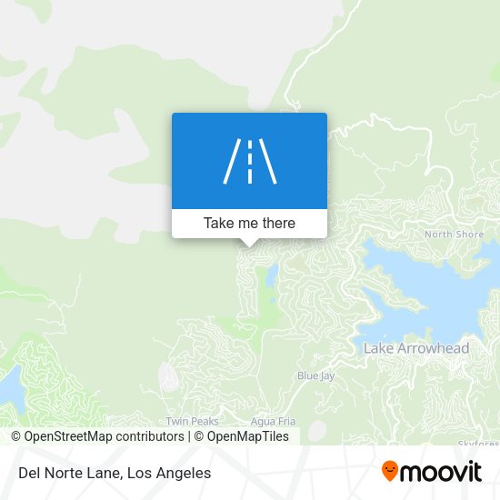 Mapa de Del Norte Lane