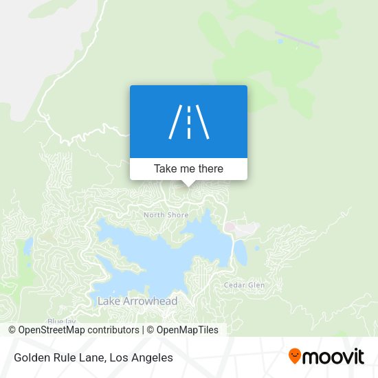 Golden Rule Lane map
