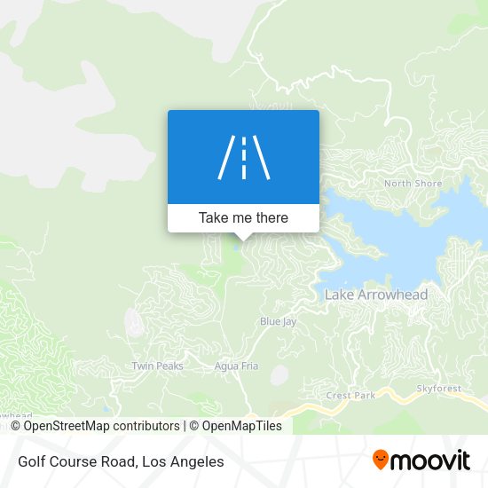 Golf Course Road map