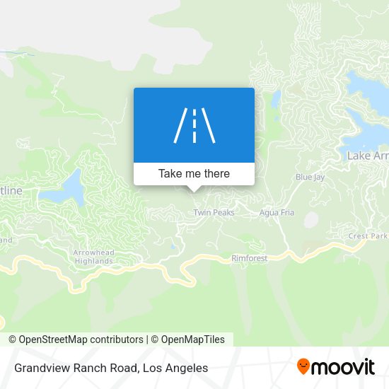 Grandview Ranch Road map