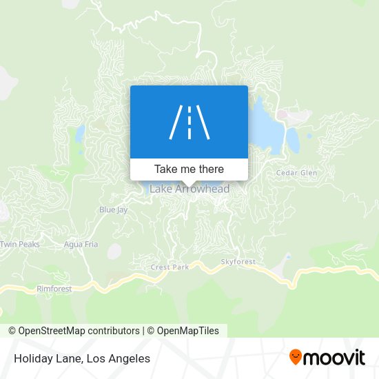 Mapa de Holiday Lane