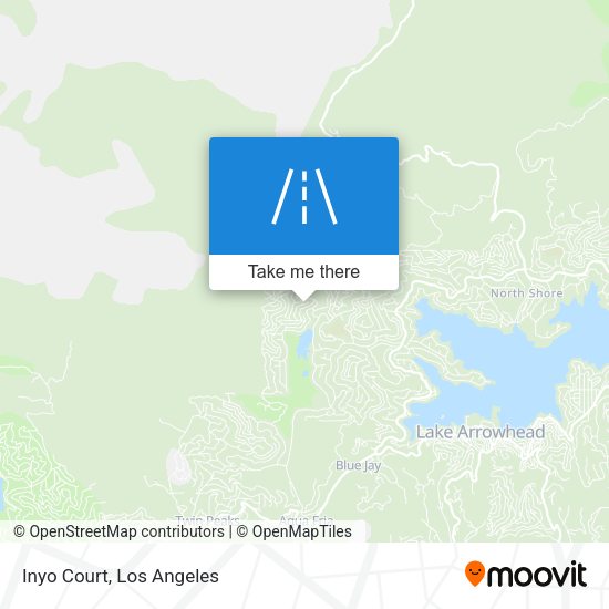 Mapa de Inyo Court