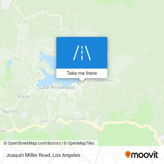 Mapa de Joaquin Miller Road