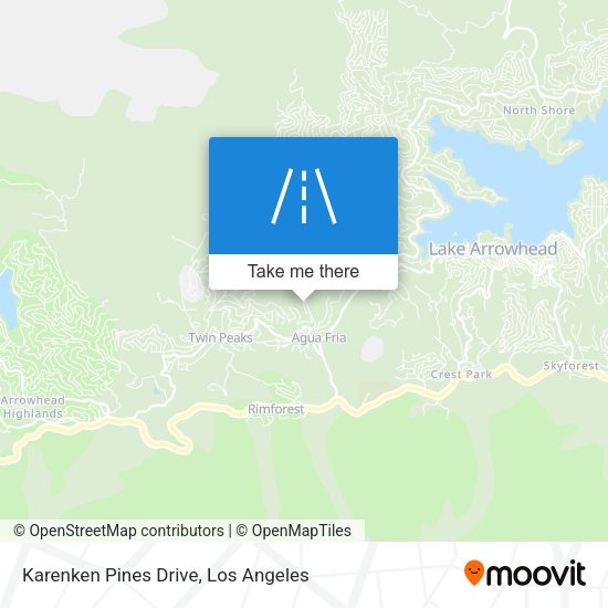 Karenken Pines Drive map