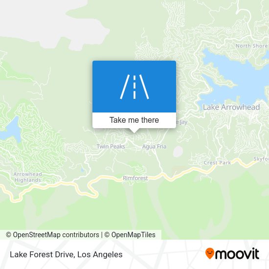 Mapa de Lake Forest Drive