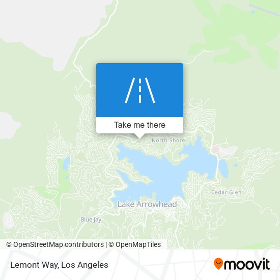 Lemont Way map