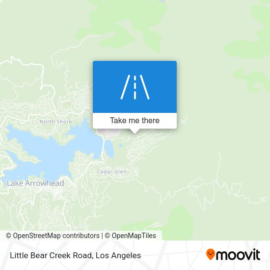 Mapa de Little Bear Creek Road