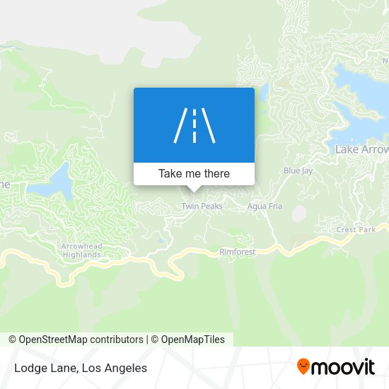Mapa de Lodge Lane