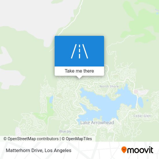 Matterhorn Drive map