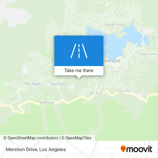 Mershon Drive map